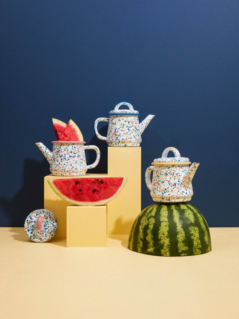 Wonder Wheel Blue Small Teapot