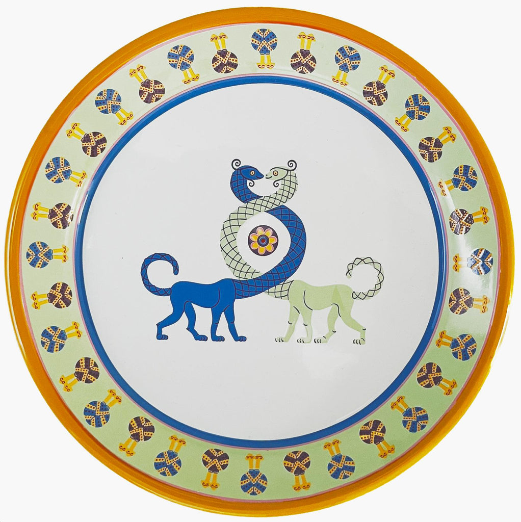 Cosmogenesis Serpopard Yellow Plate
