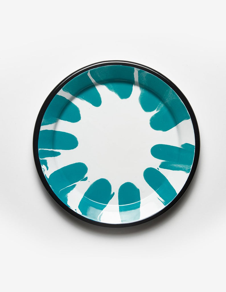 A Little Color Turquoise Green Plate (Box)