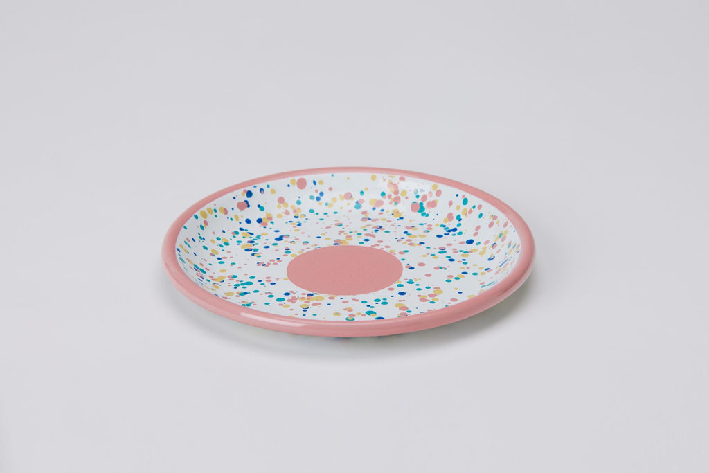 Wonder Wheel Pink Dessert Plate